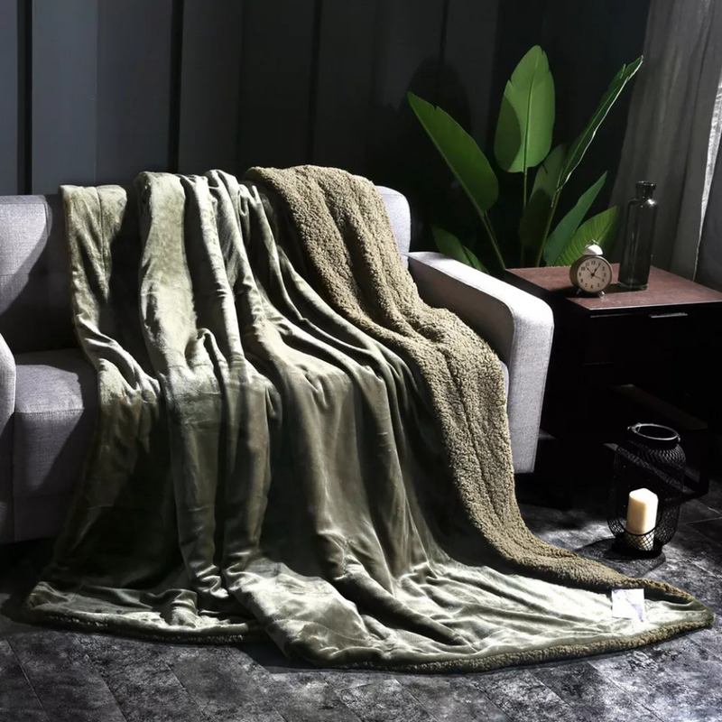 Sherpa Throw Blanket